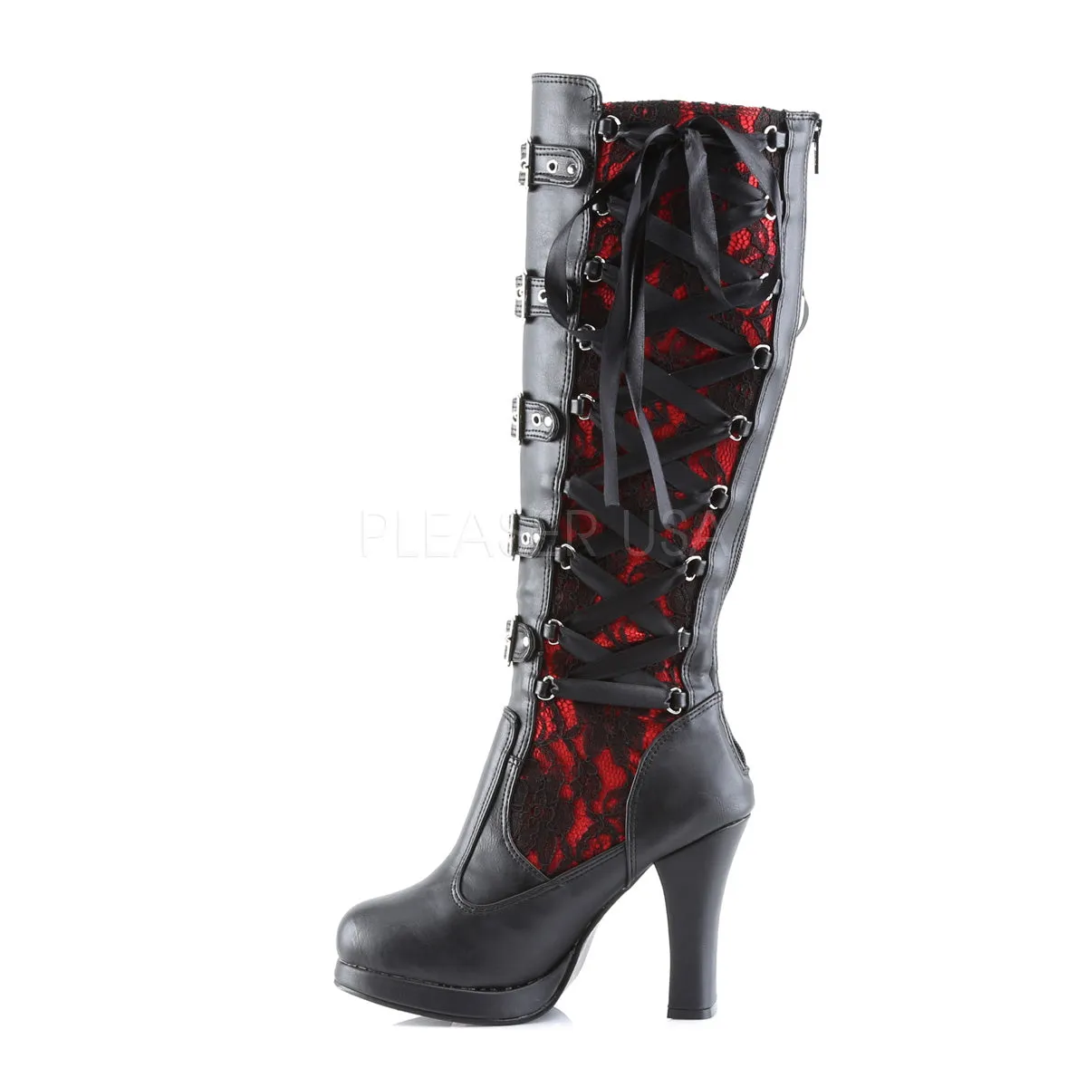 Corseted Platform Boots