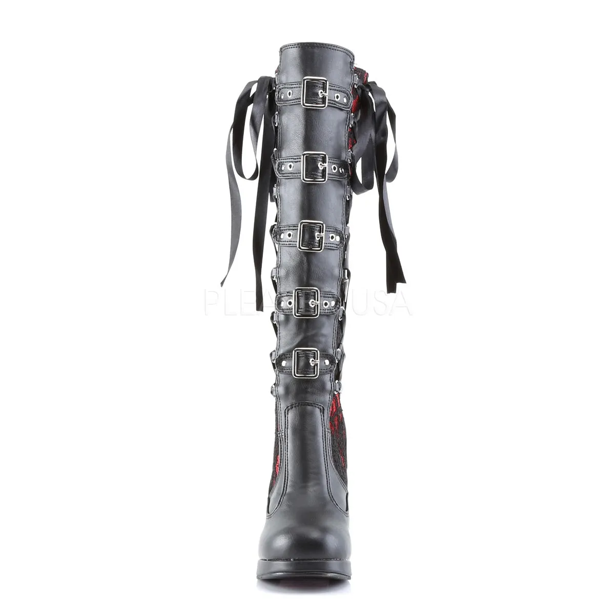 Corseted Platform Boots