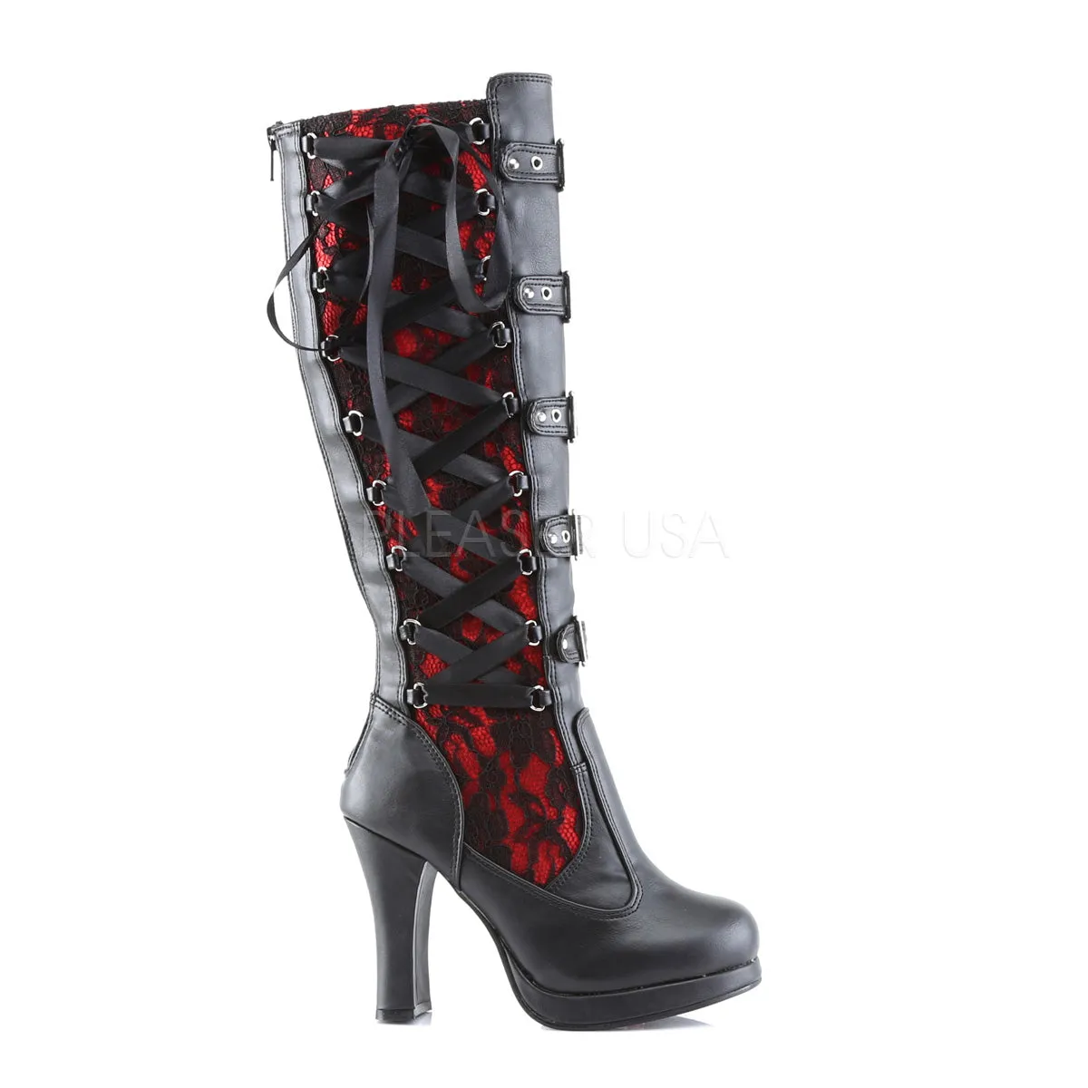 Corseted Platform Boots