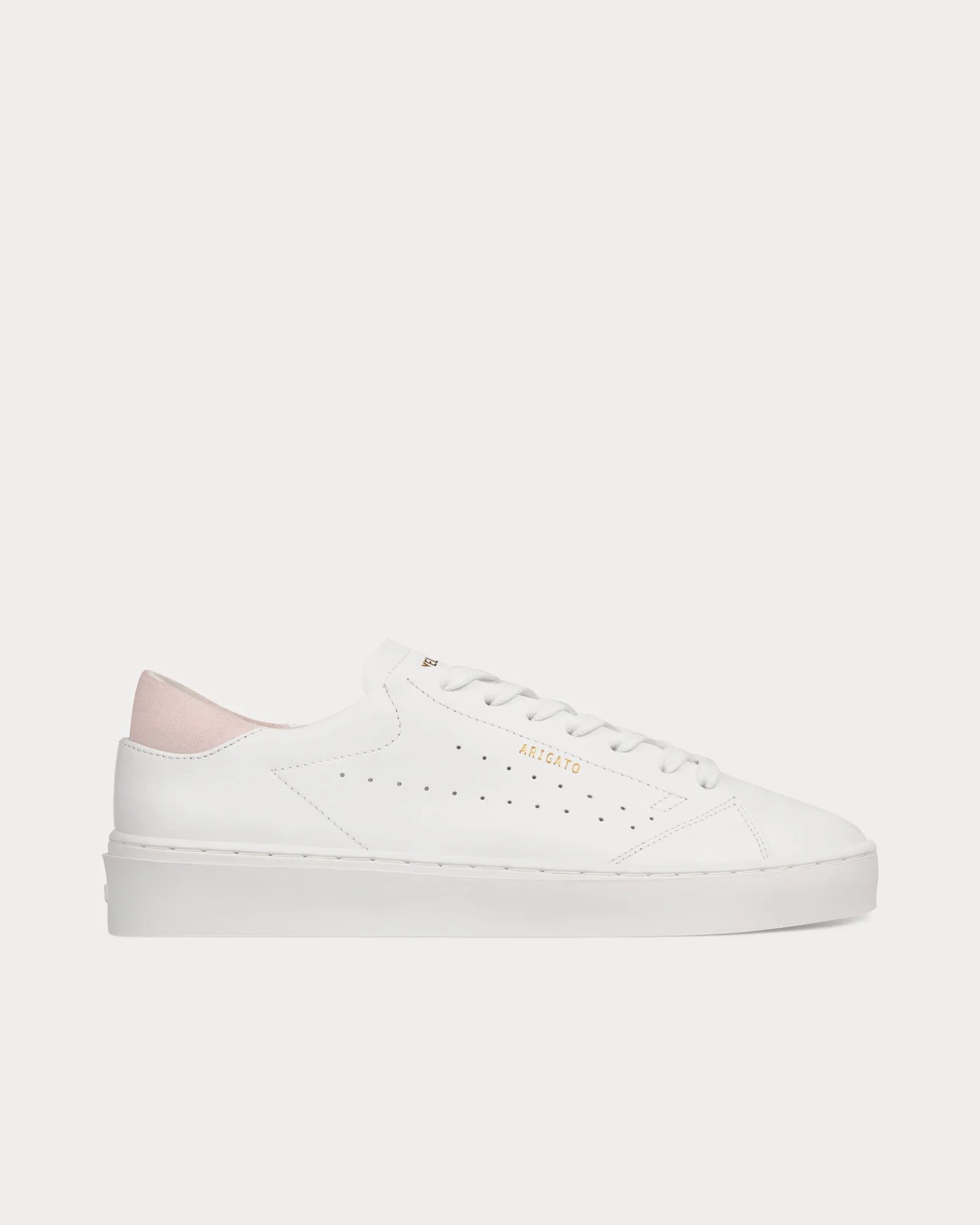 Court Leather White / Pink Low Top Sneakers