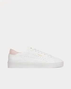 Court Leather White / Pink Low Top Sneakers