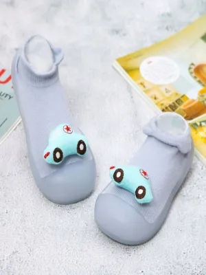 Cruise & Comfort Blue Car Shoe Socks for Boys