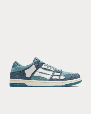 Crystal Skel-Top Blue Low Top Sneakers