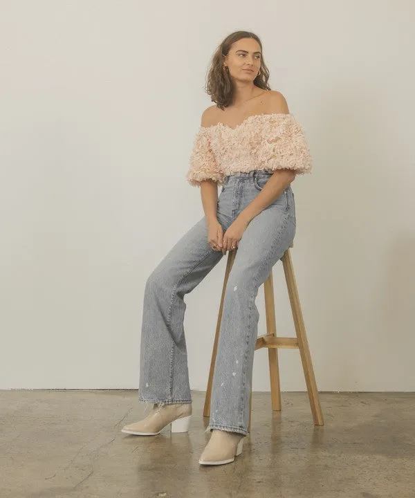 Dawn - Paneled Western Heeled Bootie