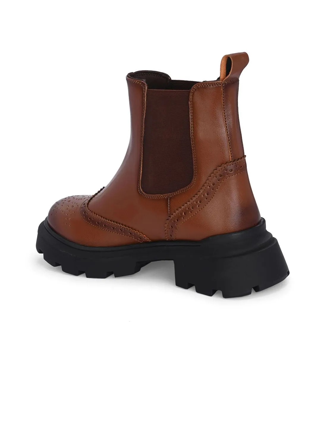 Delize Women Block-heeled Chelsea Boots