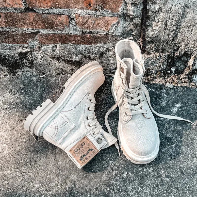 Denim Ankle Boots Retro - Maya