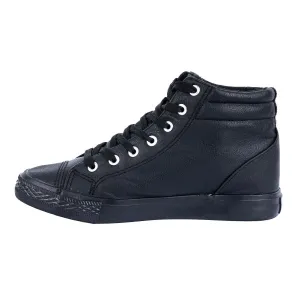 Diverse Accessories Diverse Selian High-Top Sneakers Leather Black Colour For Women