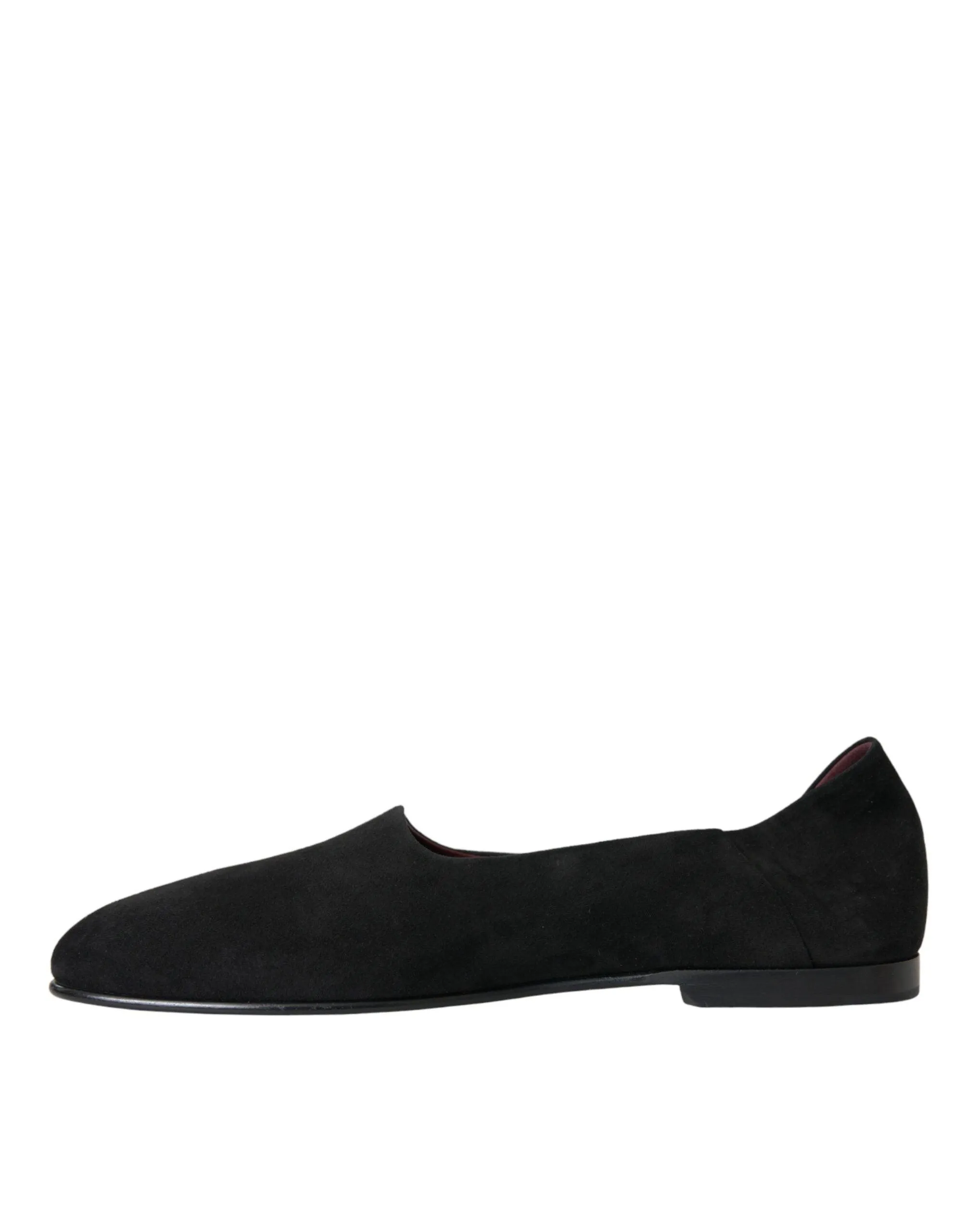 Dolce & Gabbana Black Suede Loafers