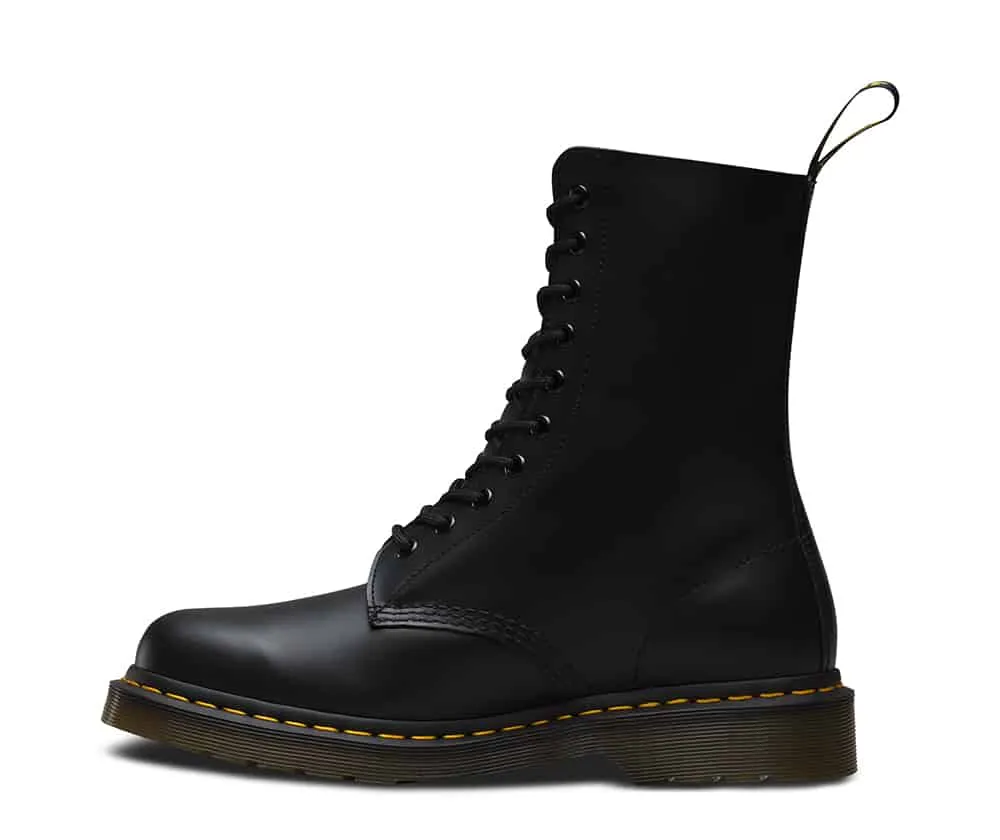 Dr. Martens 1490 Black Smooth 10-Eye Boot