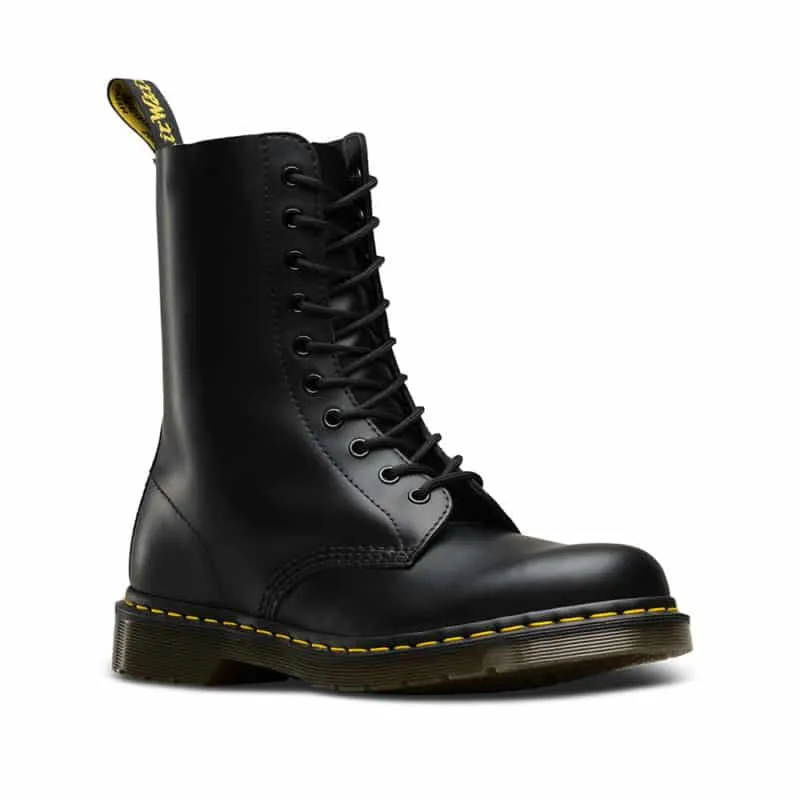 Dr. Martens 1490 Black Smooth 10-Eye Boot
