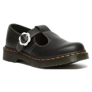 Dr. Martens Polley Flower Leather Mary Janes