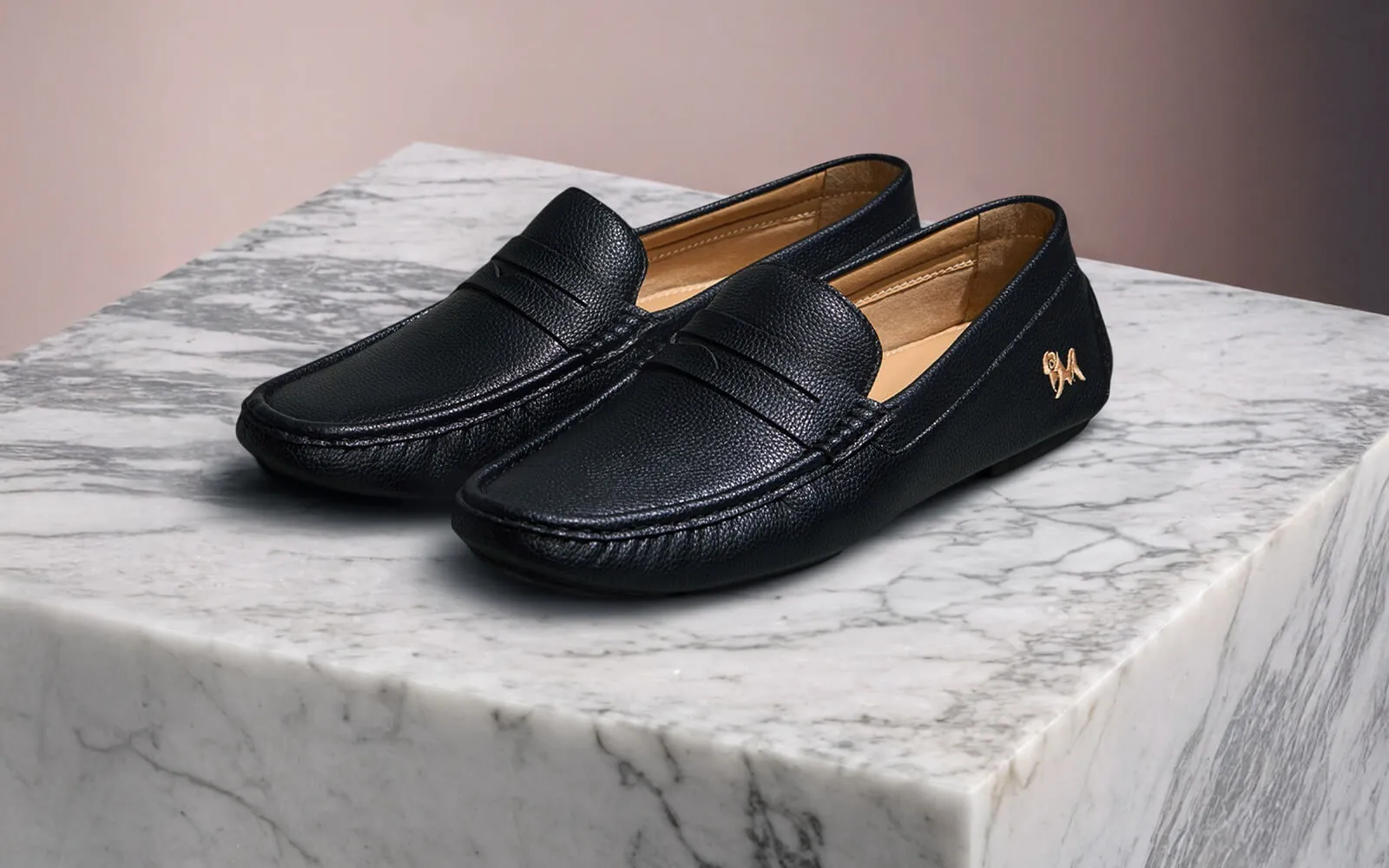 Dress Loafers : Black