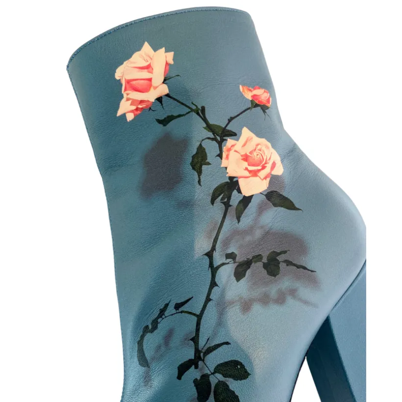 Dries Van Noten Floral Boots