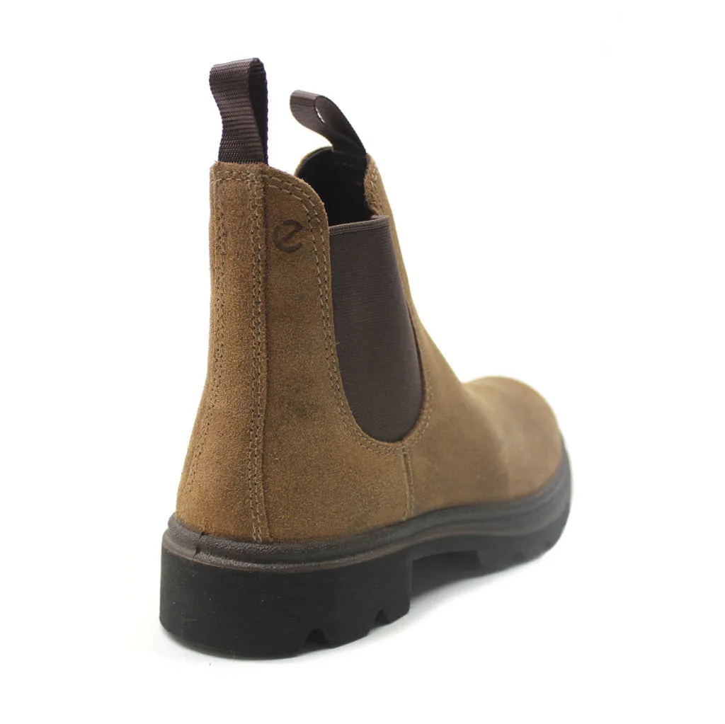 Ecco Grainer Suede Leather Women's Chelsea Boots