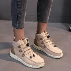 elveswallet Laced Front Ankle Non Slip Booties