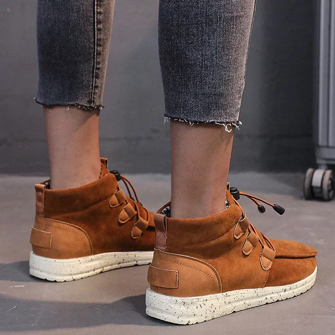 elveswallet Laced Front Ankle Non Slip Booties