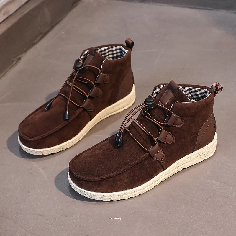 elveswallet Laced Front Ankle Non Slip Booties