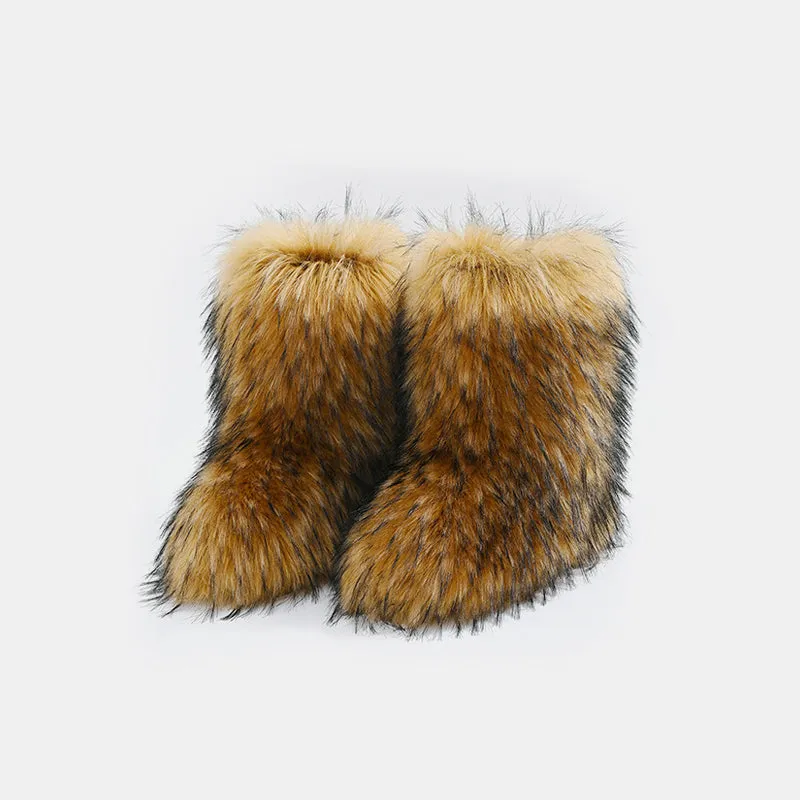 Explore More Collection - Thermal Fuzzy Platform Boots