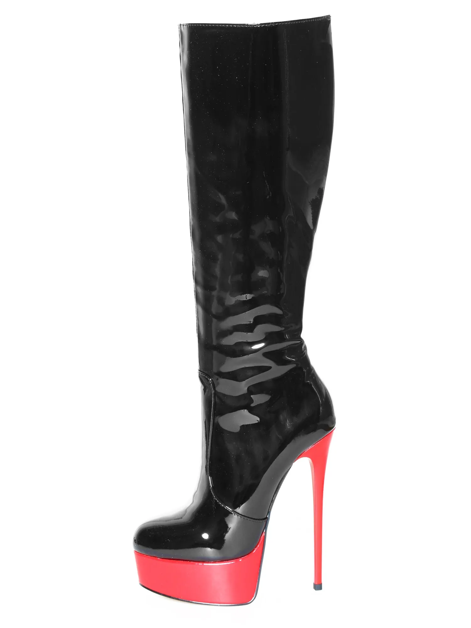 Fire Goddess Skyscraper Heel Knee High Boots