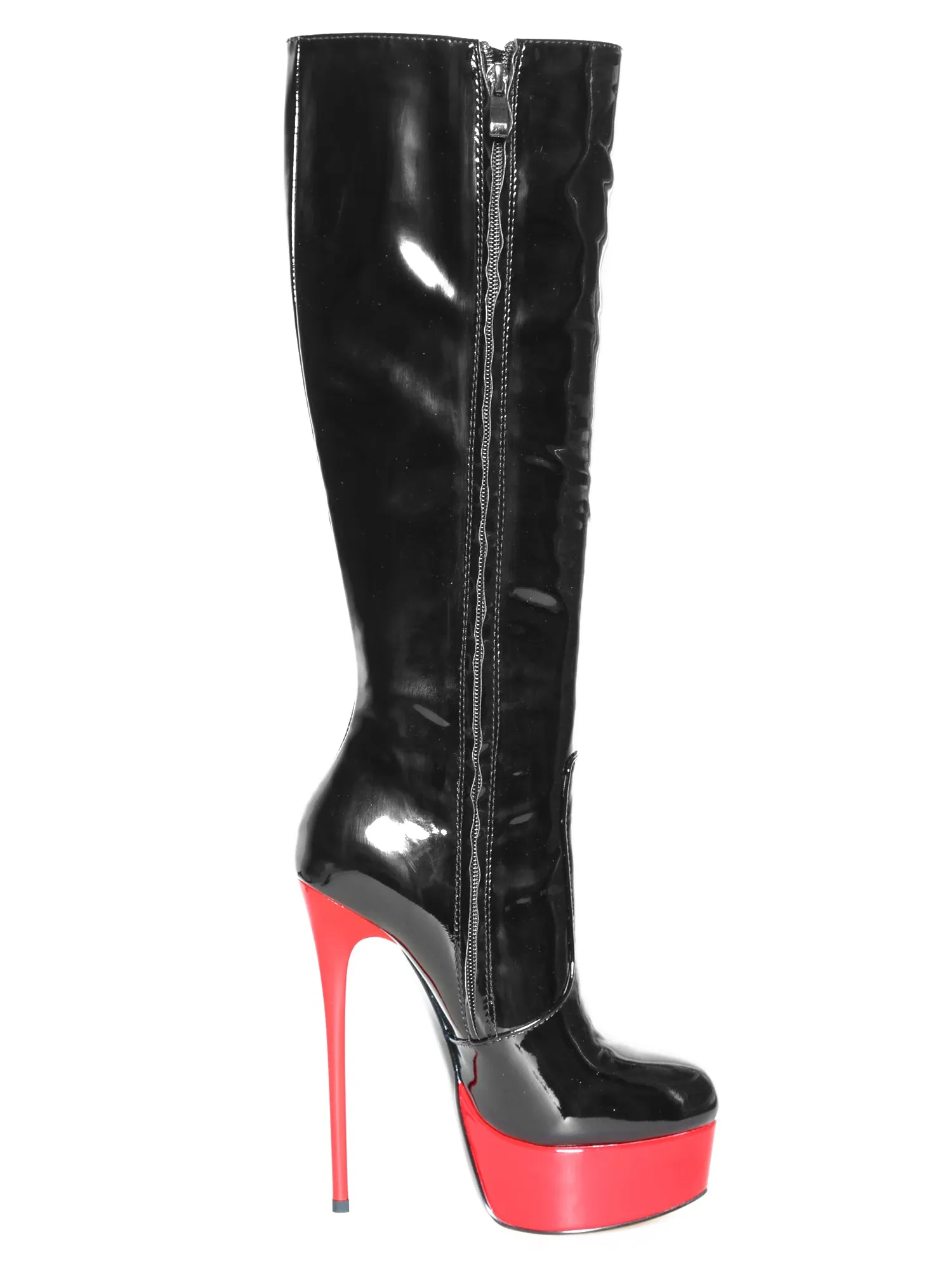 Fire Goddess Skyscraper Heel Knee High Boots