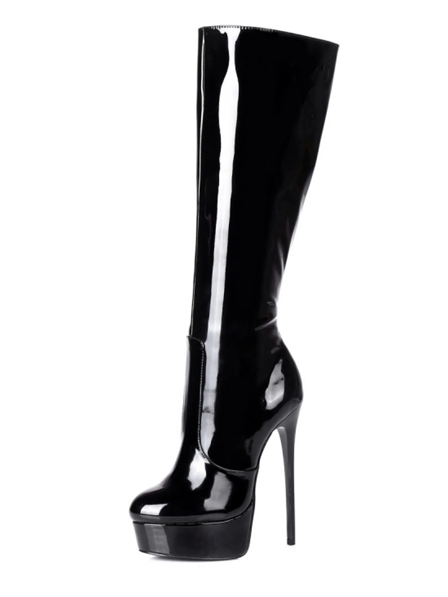 Fire Goddess Skyscraper Heel Knee High Boots