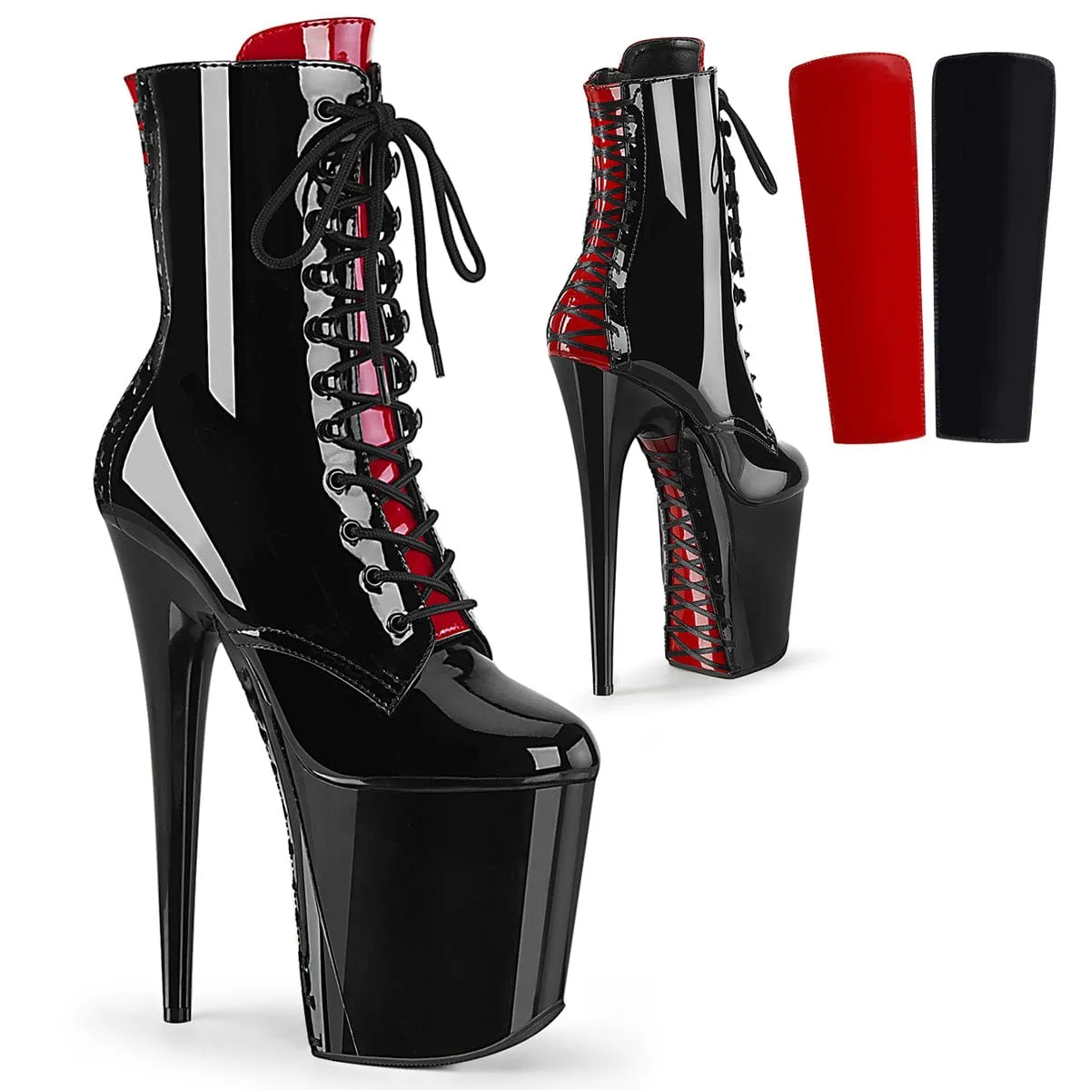FLAMINGO-1020FH Black Patent/Black