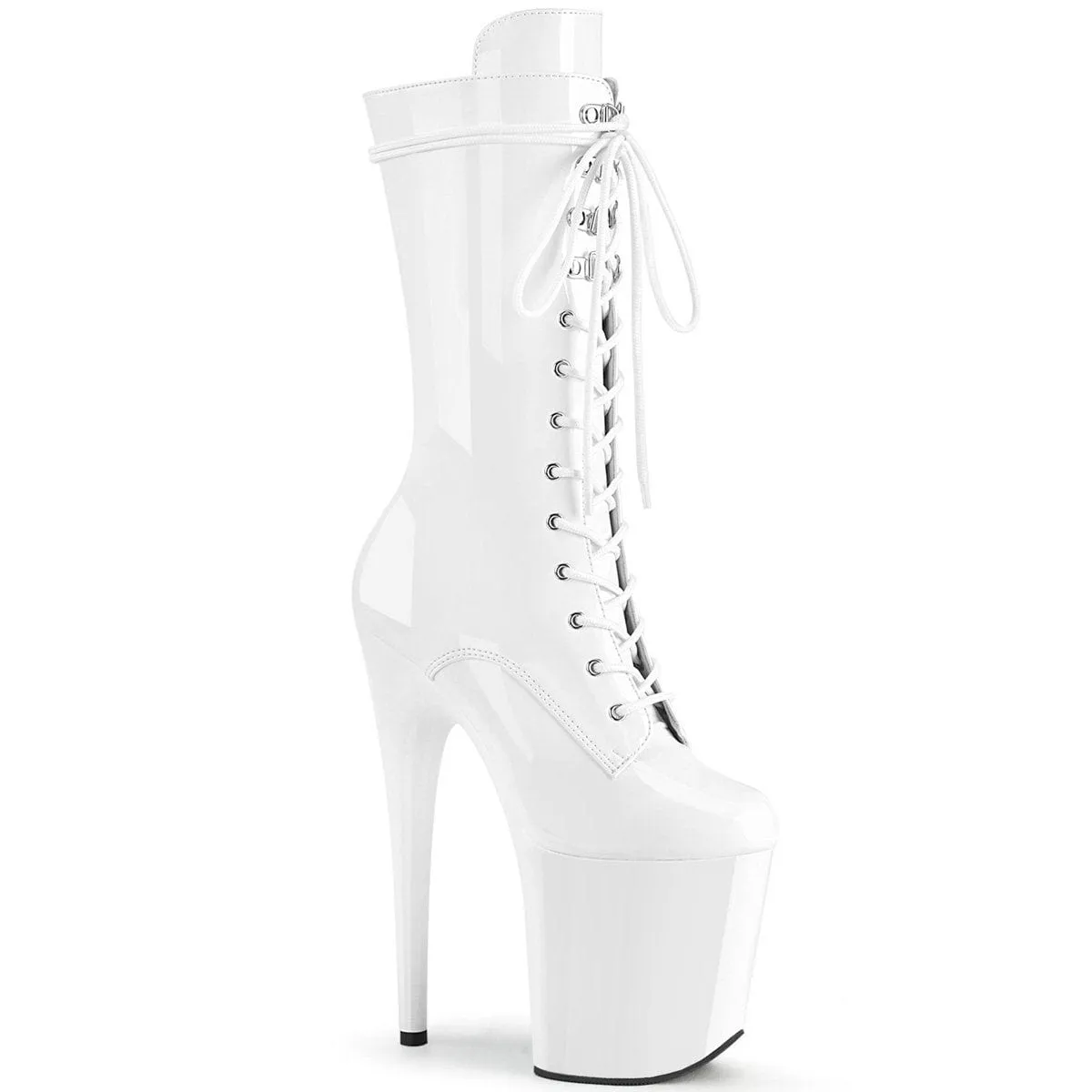 FLAMINGO-1050 White Patent/White
