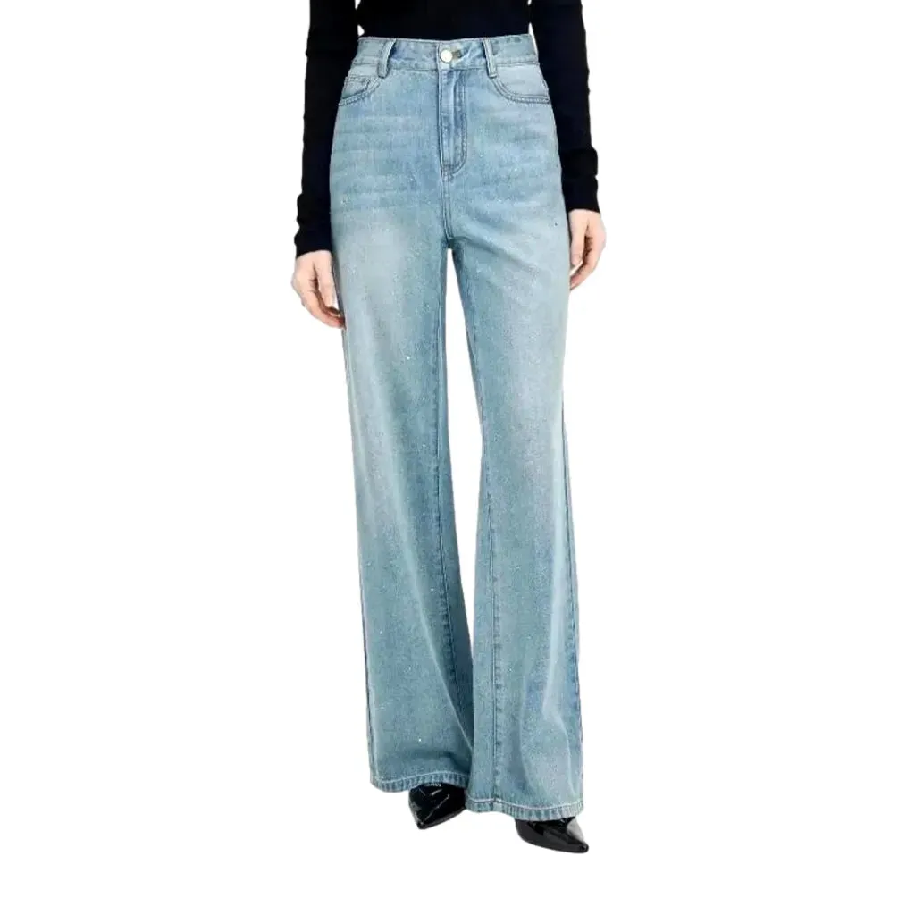 Flared classic high-rise women's jeans