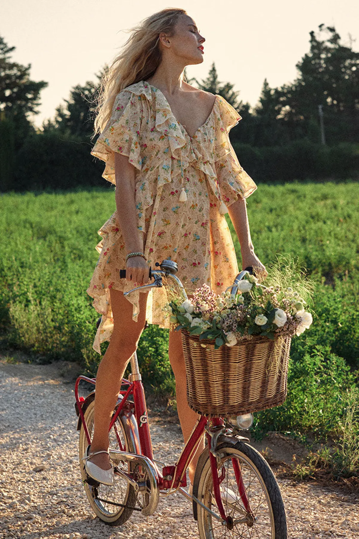 Fluer Flutter Sleeve Mini Dress