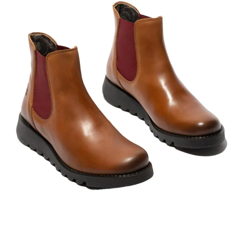 Fly London Womens Ankle Boot Salv Mid Brown