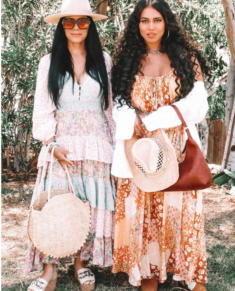 Freda Strappy Maxi Dress Amber