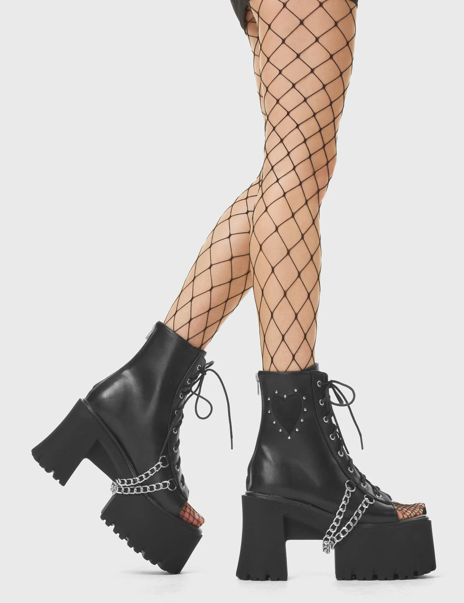 Get To It Chunky Platform Ankle Boots