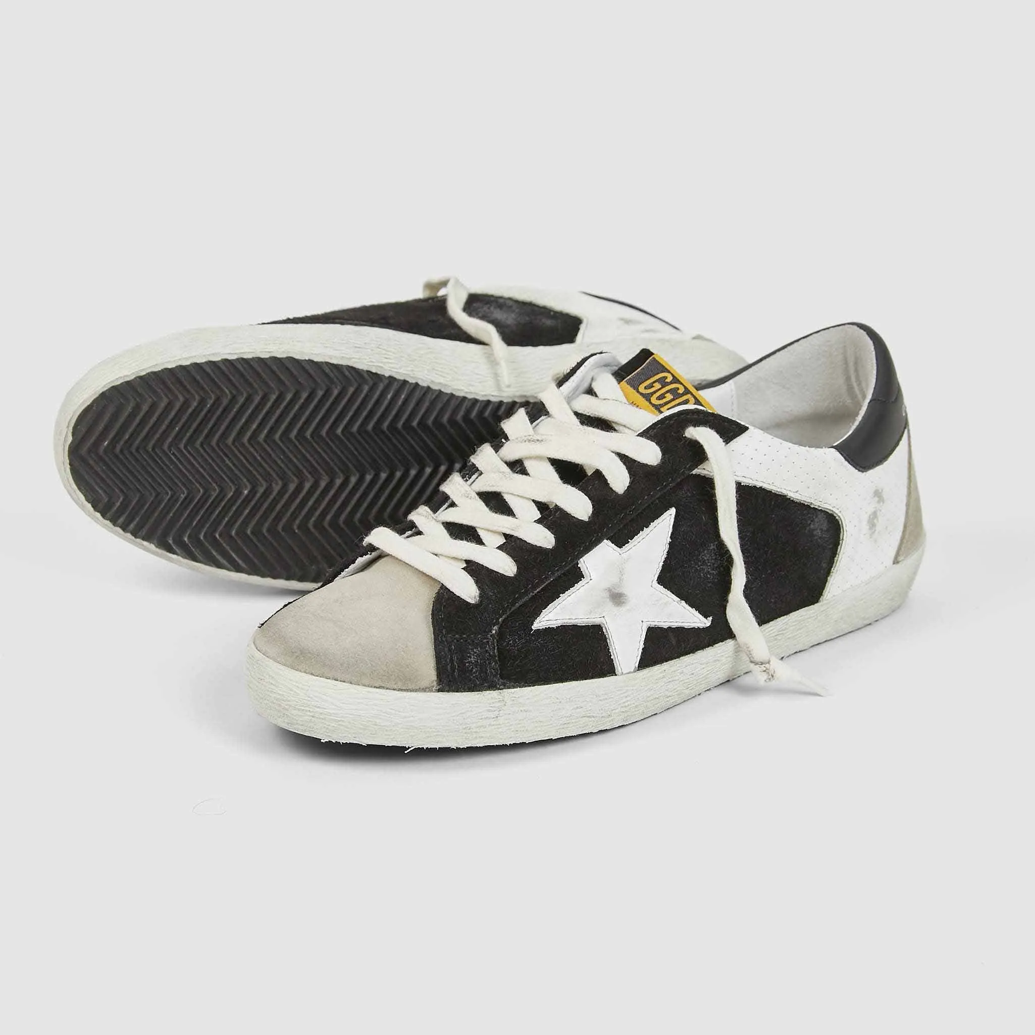 Golden Goose Superstar White Black White Sneakers