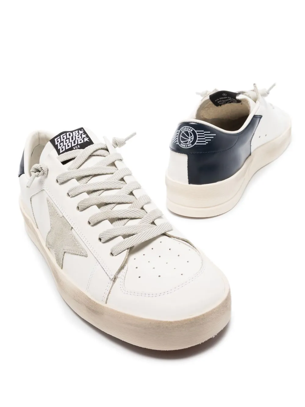 GOLDEN GOOSE White Stardan Sneaker for Men (SS24)