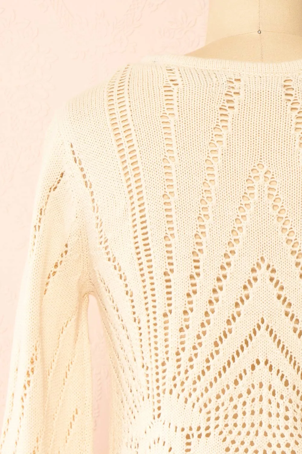 Hayle | Beige Knit Cardigan