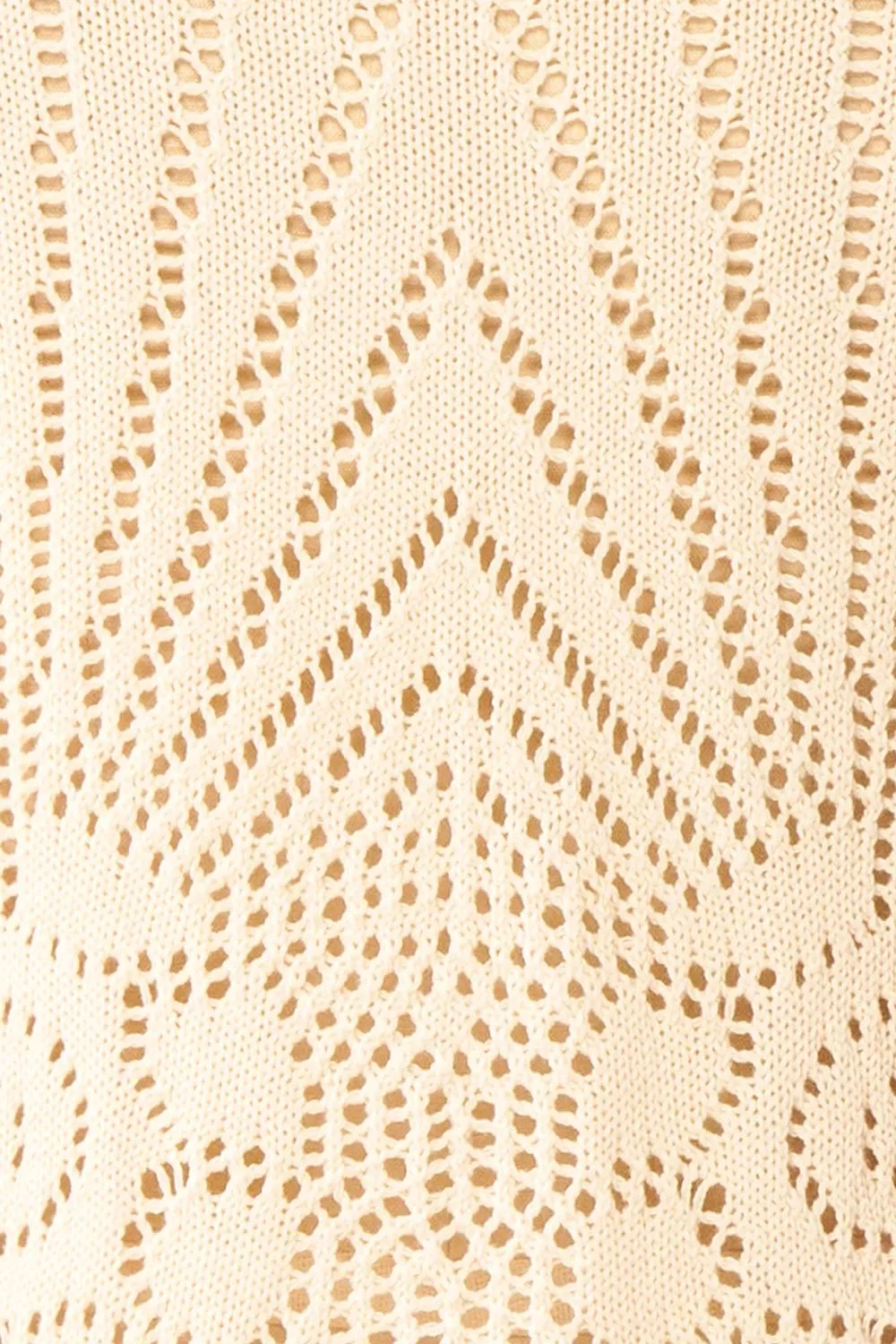 Hayle | Beige Knit Cardigan