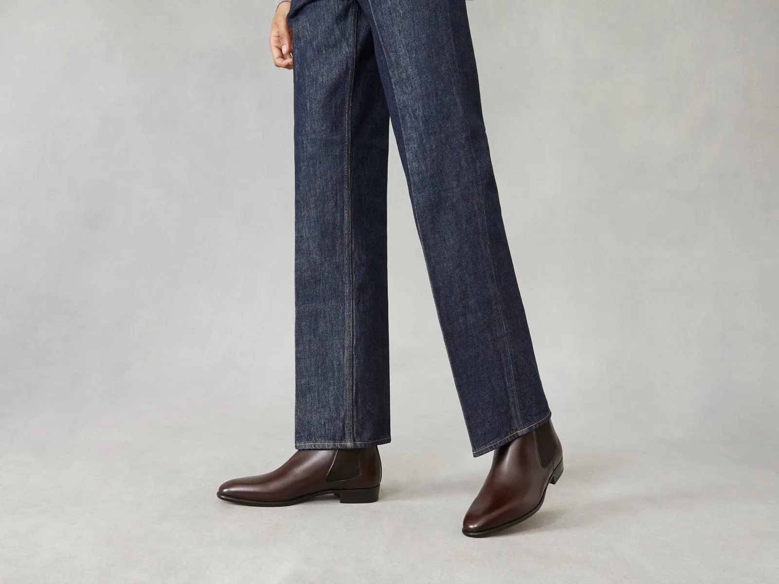 Hicks Chelsea Boot in Dark Brown Calf