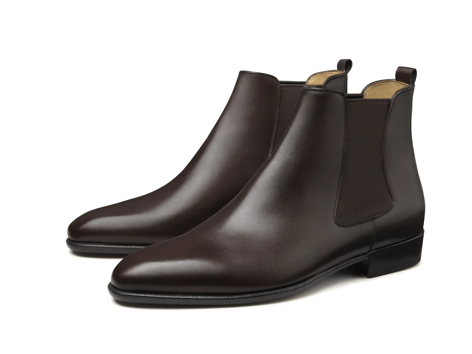 Hicks Chelsea Boot in Dark Brown Calf