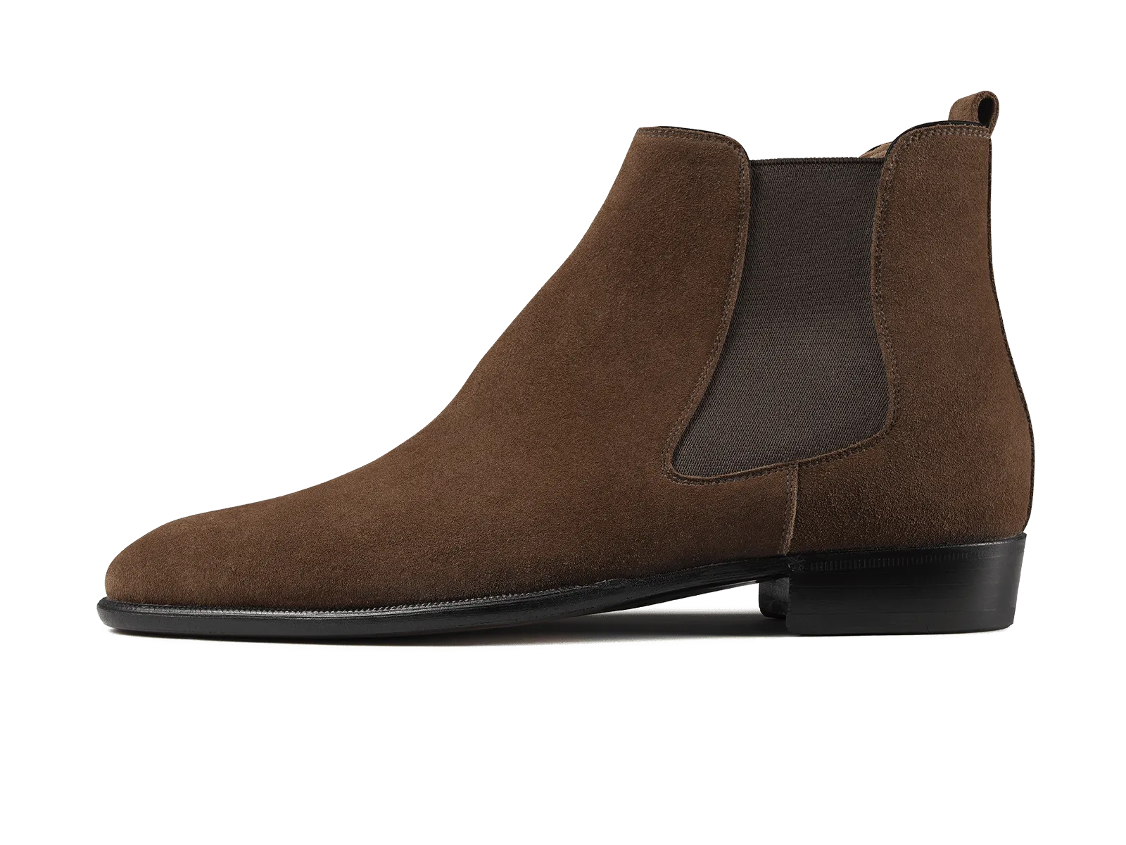 Hicks Chelsea Boot in Dark Snuff Shield Suede