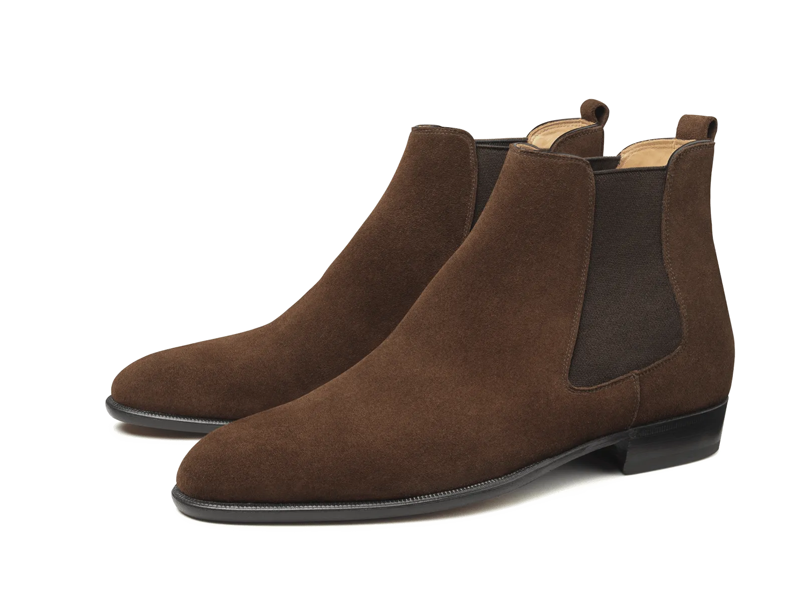 Hicks Chelsea Boot in Dark Snuff Shield Suede