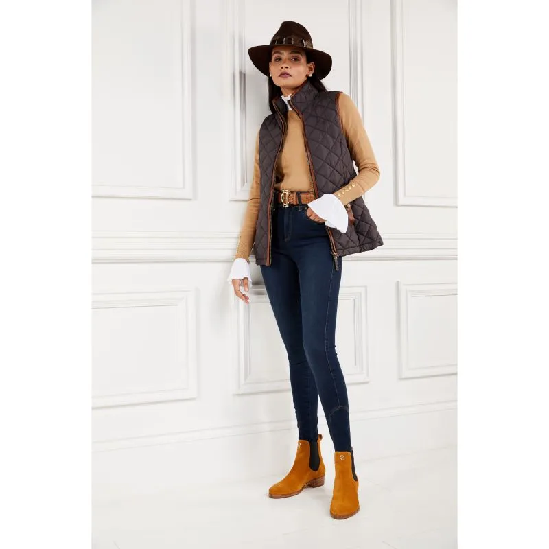 Holland Cooper Chelsea Low Suede Ladies Boot - Tan