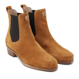 Holland Cooper Chelsea Low Suede Ladies Boot - Tan