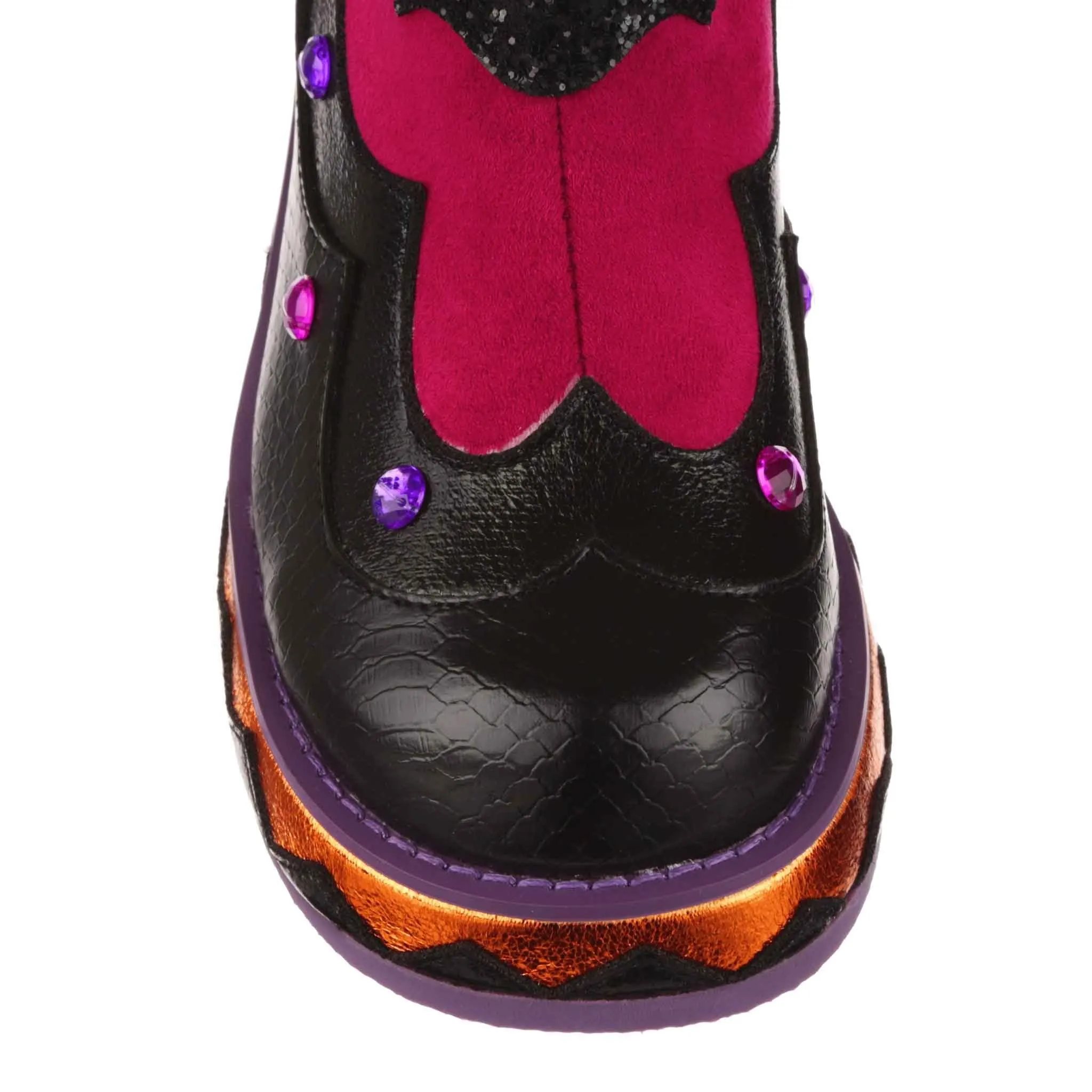 Irregular Choice Womens Hello Kitty Halloween Hello Witchy High Heel - Black