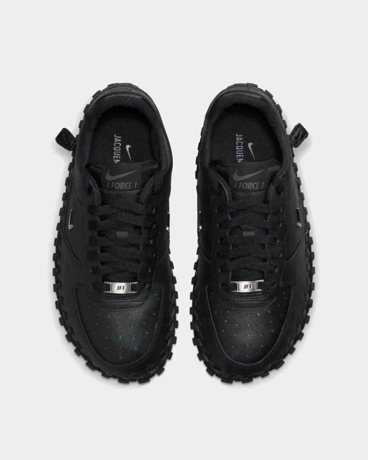 J Force 1 Black Low Top Sneakers