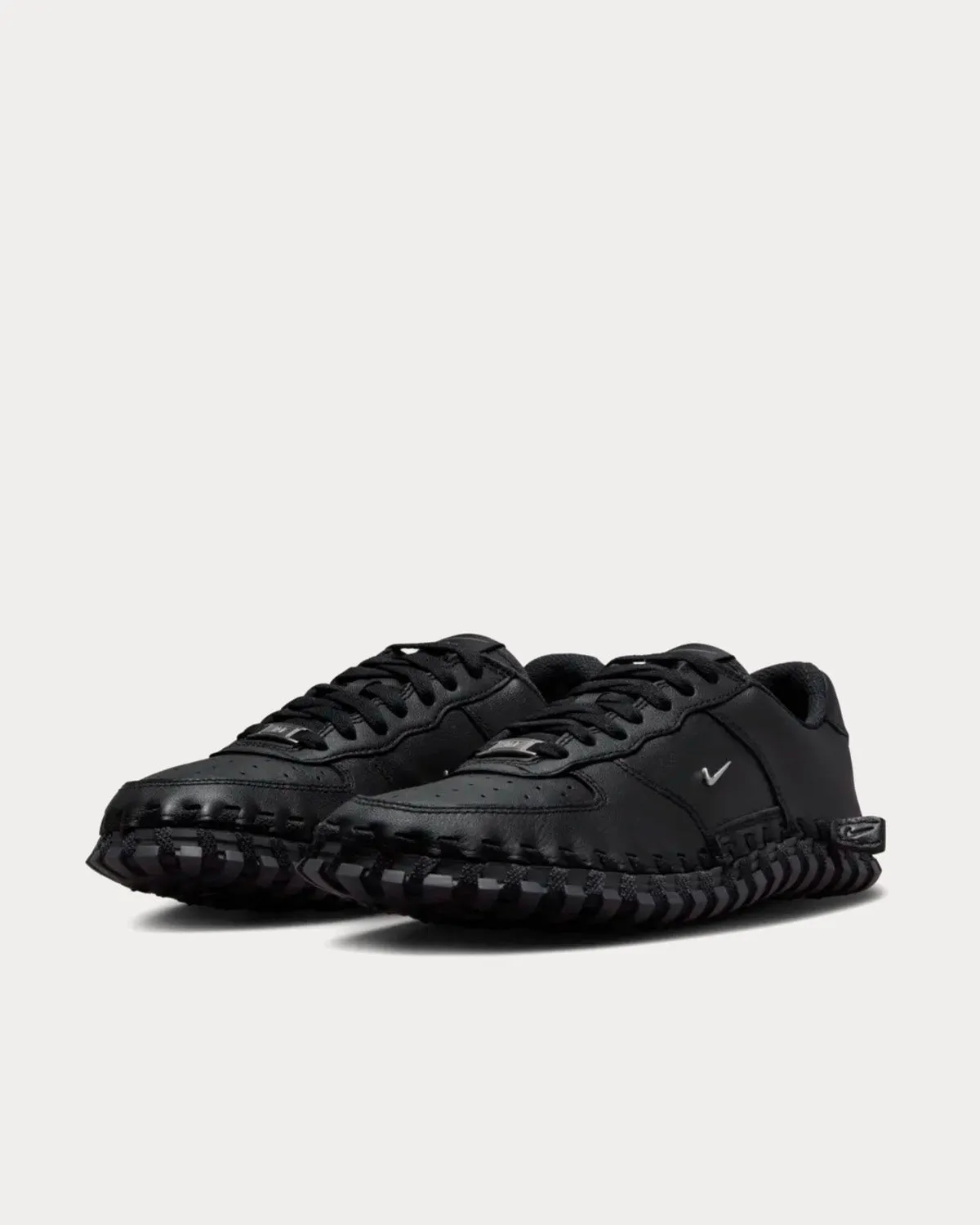 J Force 1 Black Low Top Sneakers
