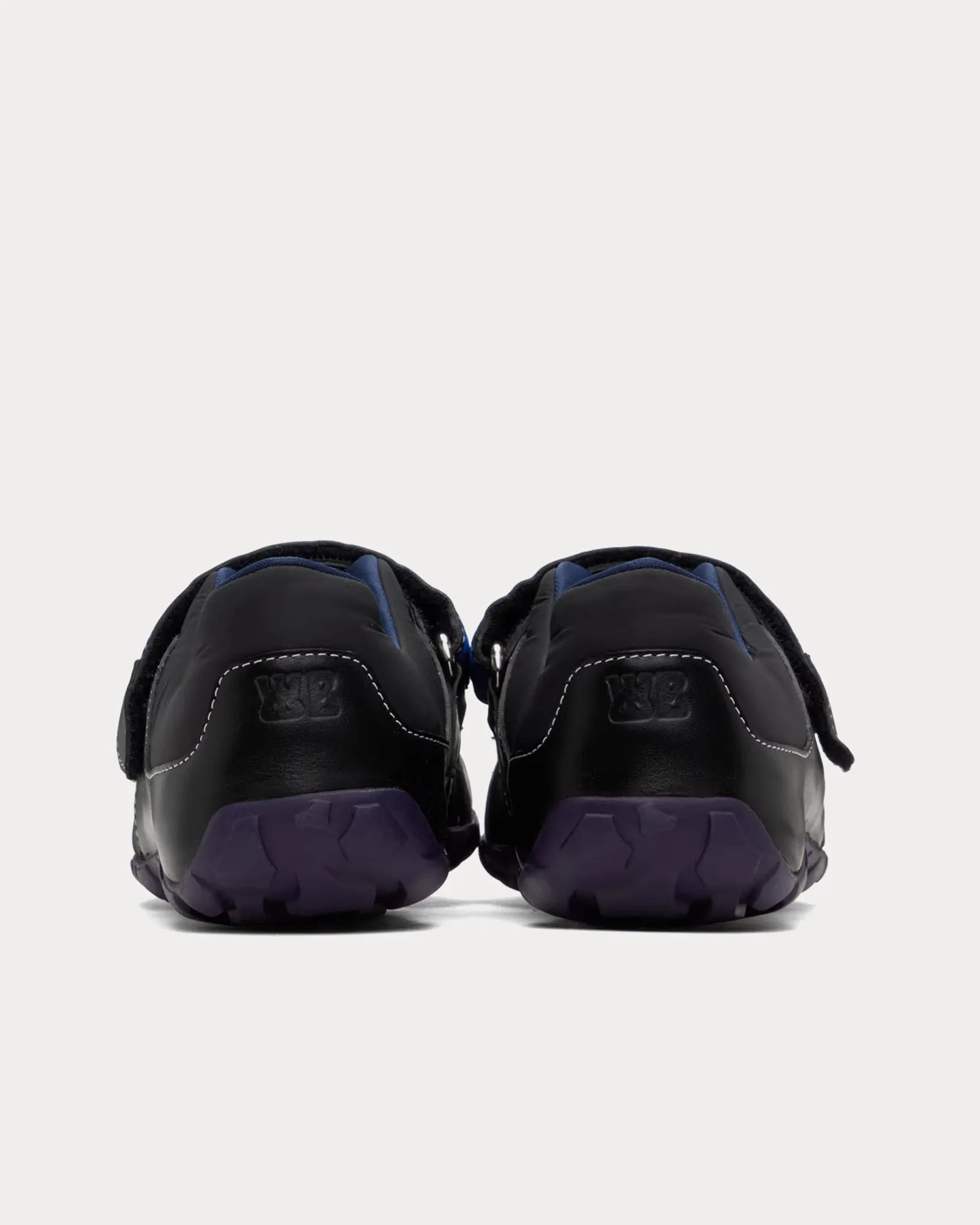 Jewel Strap Black Slip On Sneakers