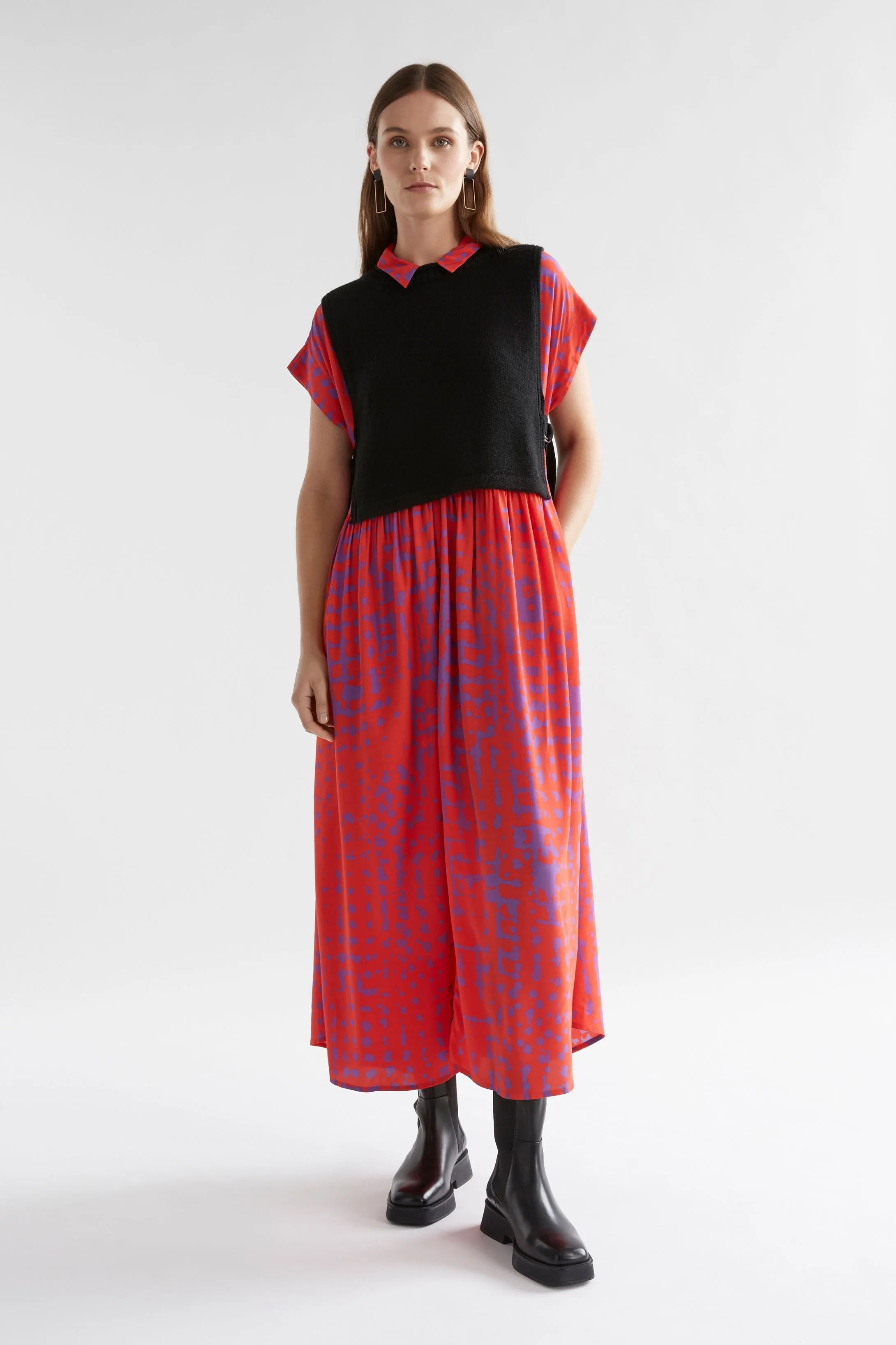 Joia Shirt Dress Aero Print