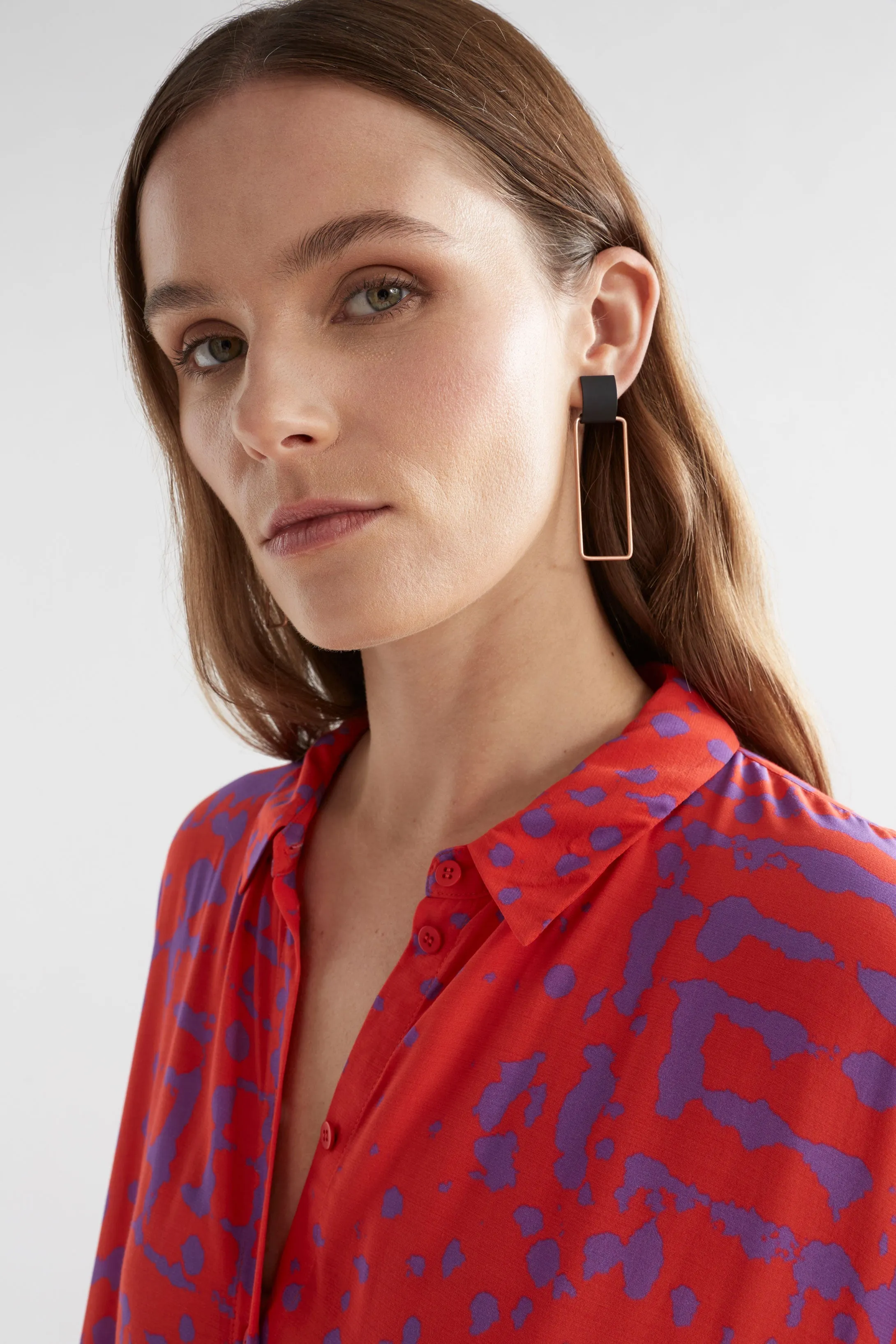 Joia Shirt Dress Aero Print