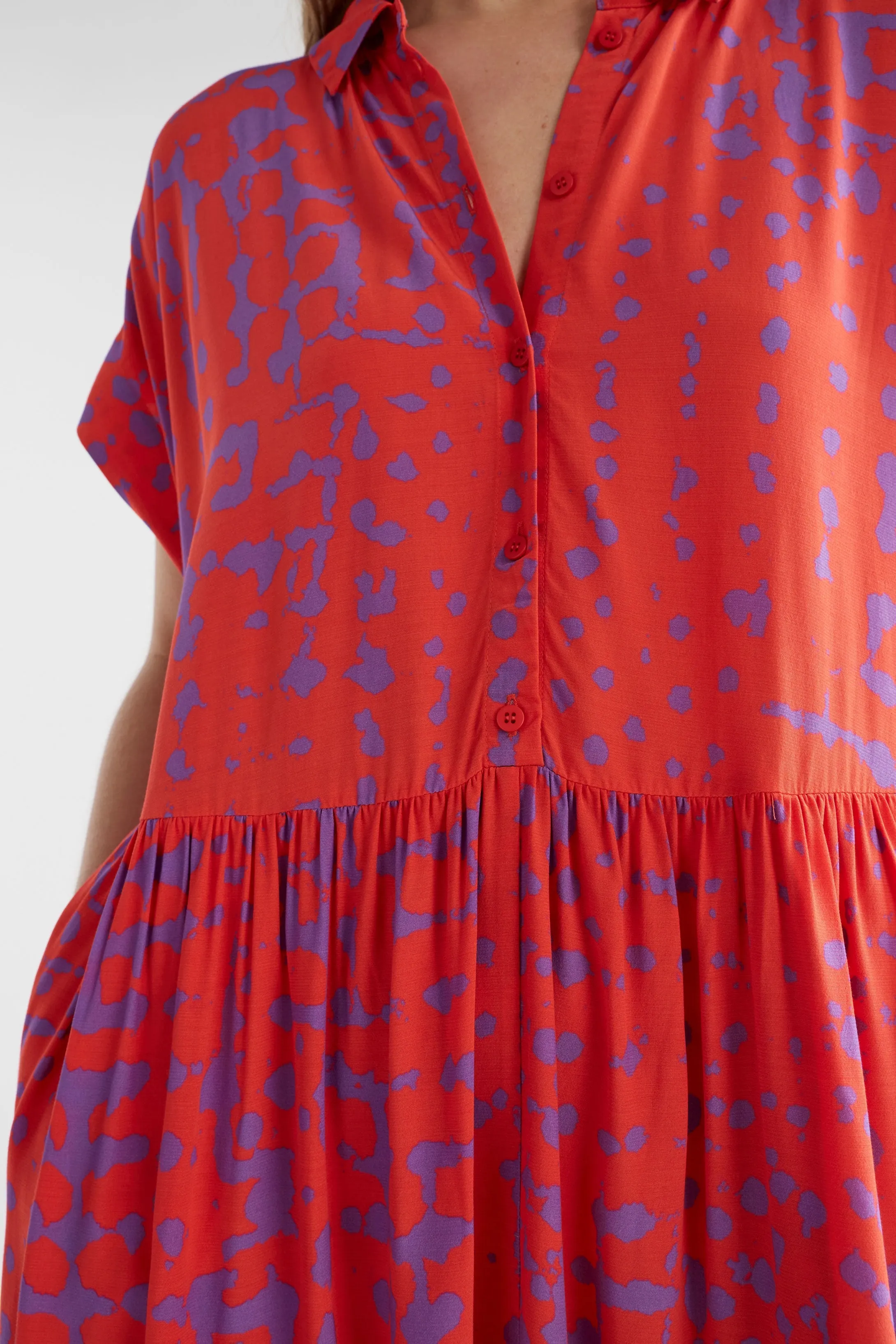 Joia Shirt Dress Aero Print