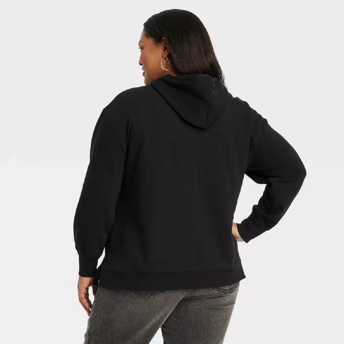 Kendall & Kylie Women's Plus Size Fleece Pullover Hoodie, 3X